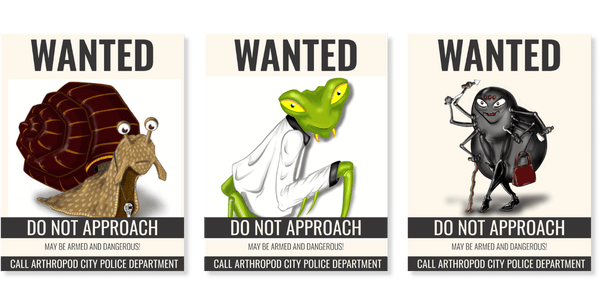 Arthropod City Wanted Poster